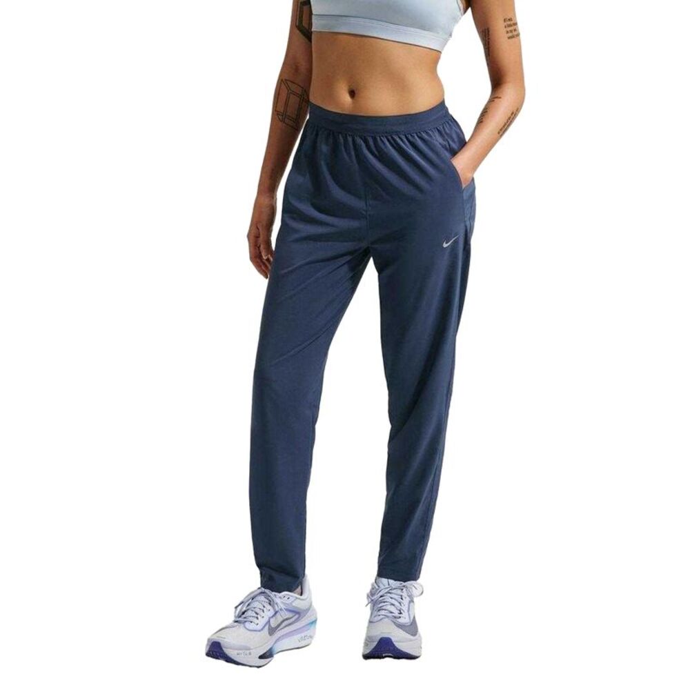 Nike Womens/Ladies Tempo Running Tracksuit Bottoms / Midnight Navy
